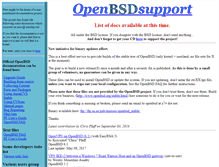 Tablet Screenshot of openbsdsupport.org